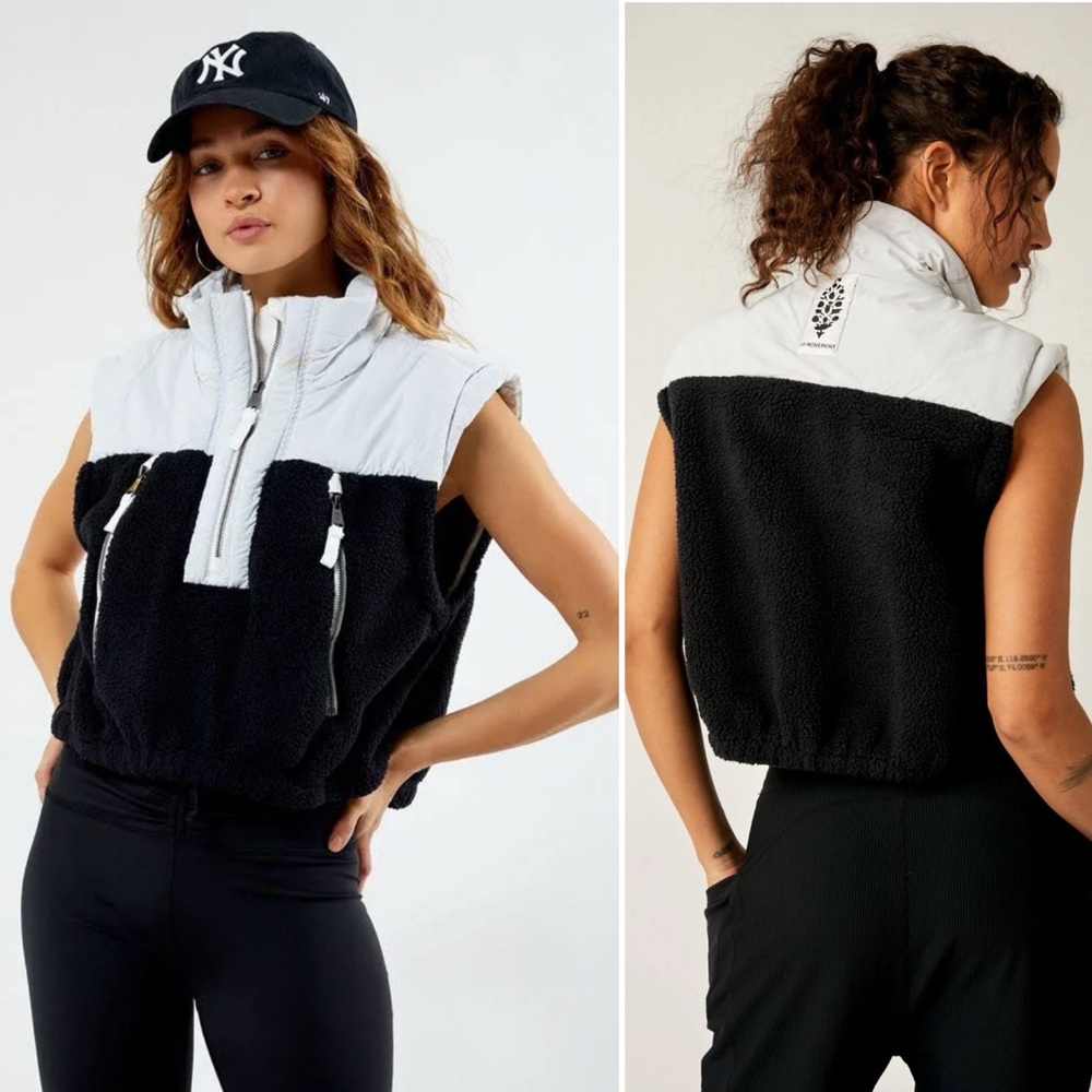 FP Movement Journey Ahead Vest in Ivory Combo, size XS